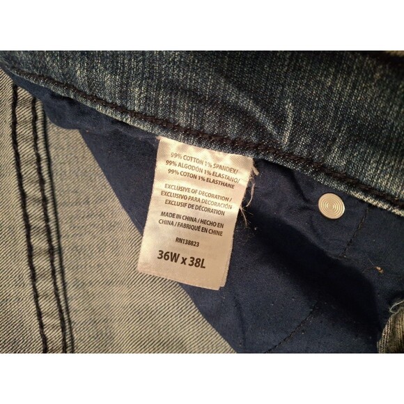 Cody James Jeans Mens 36x38 Denim Core Straight Boot Cut Western Cowboy Tall - Picture 8 of 10